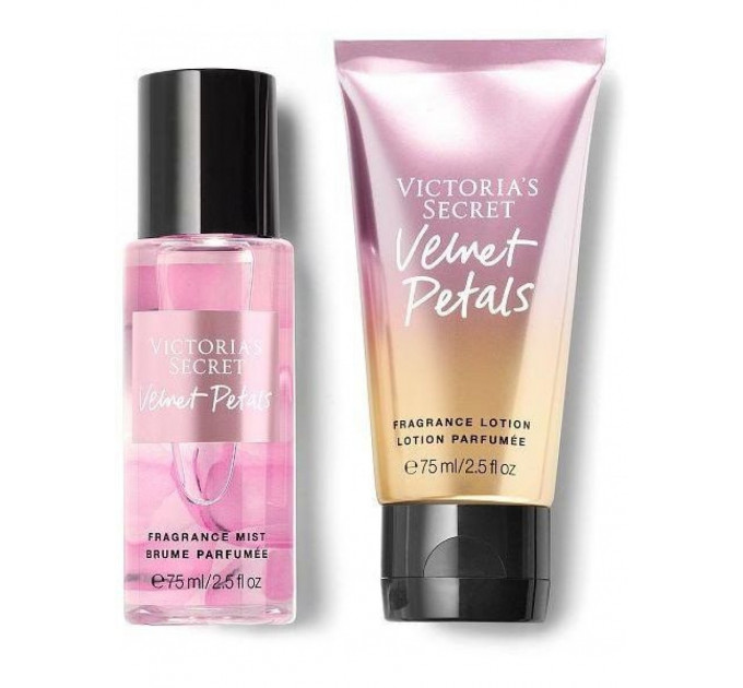 Парфюмированный мини-набор Victoria`s Secret Velvet Petals спрей и лосьон (2 предмета)